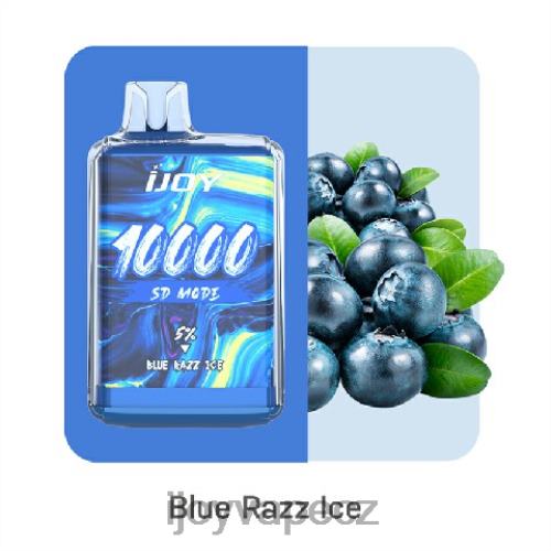 iJOY Vape CZ - iJOY Bar SD10000 jednorázový 2H448162 modrý razz led