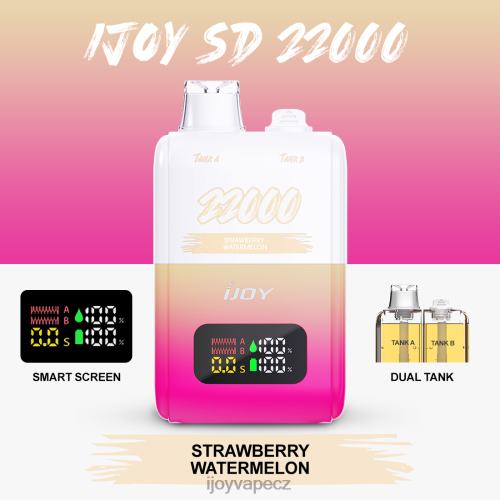 iJOY Disposable Vape Flavors - iJOY SD 22000 jednorázový 2H448158 jahodový meloun